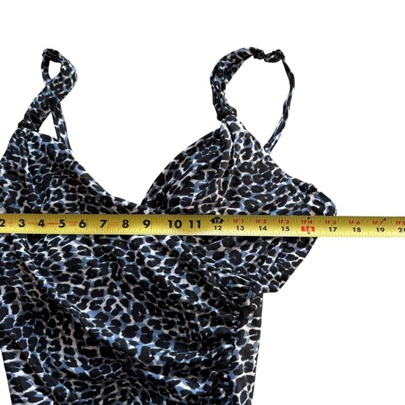 Miraclesuit Leopard Print One-Piece Swimsuit With Padded Cups Approximate L/XL - Picture 8 of 11